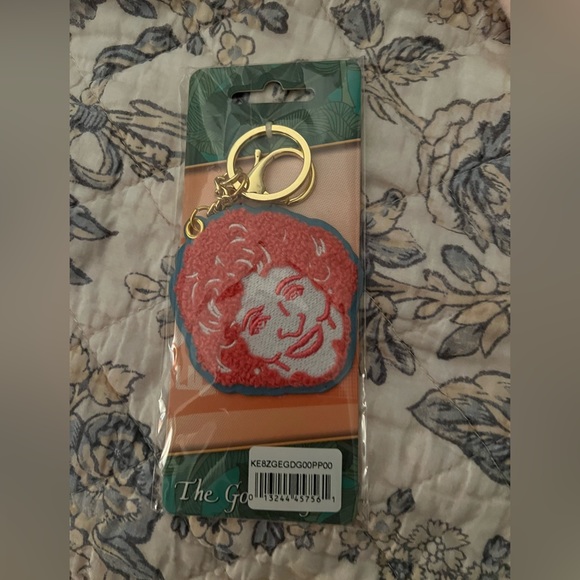 Golden Girls Rose Charm Keychain - Picture 5 of 7